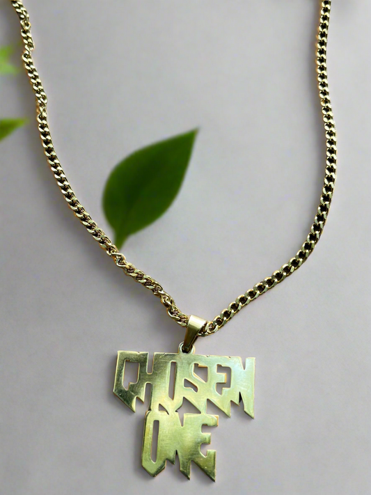 Custom Chosen One stainless steel Necklace