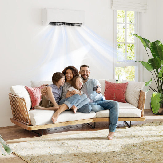 Ultra-Quiet Inverter Mini Split AC: 22 SEER2/R32 Eco Refrigerant Sleep Mode