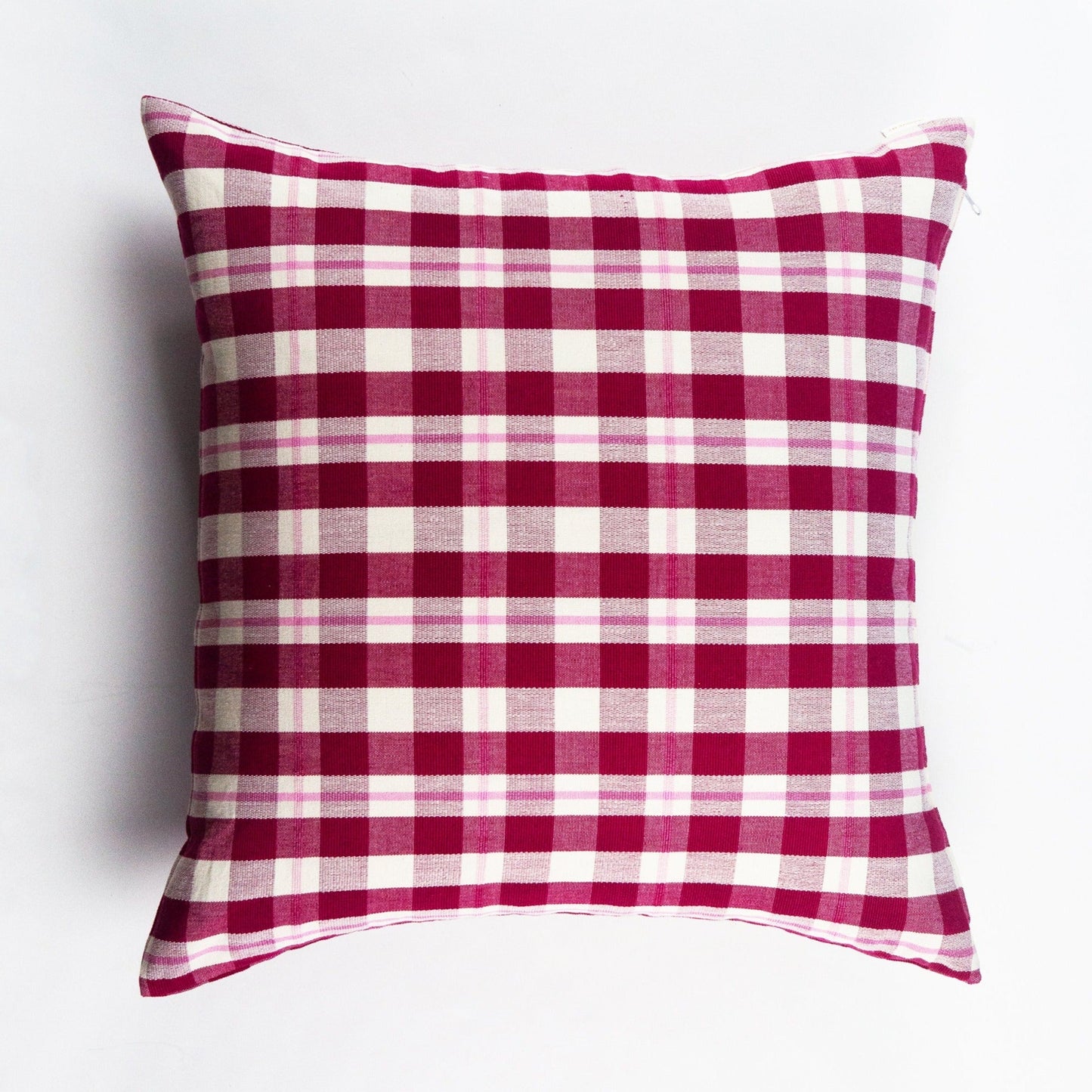 Abigail Plaid Square Pillow