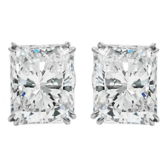 CAOSHI Stylish Simple Stud Earrings for Women Trendy Modern Style Dazzling Zirconia Accessories Wedding Engagement Jewelry Gift