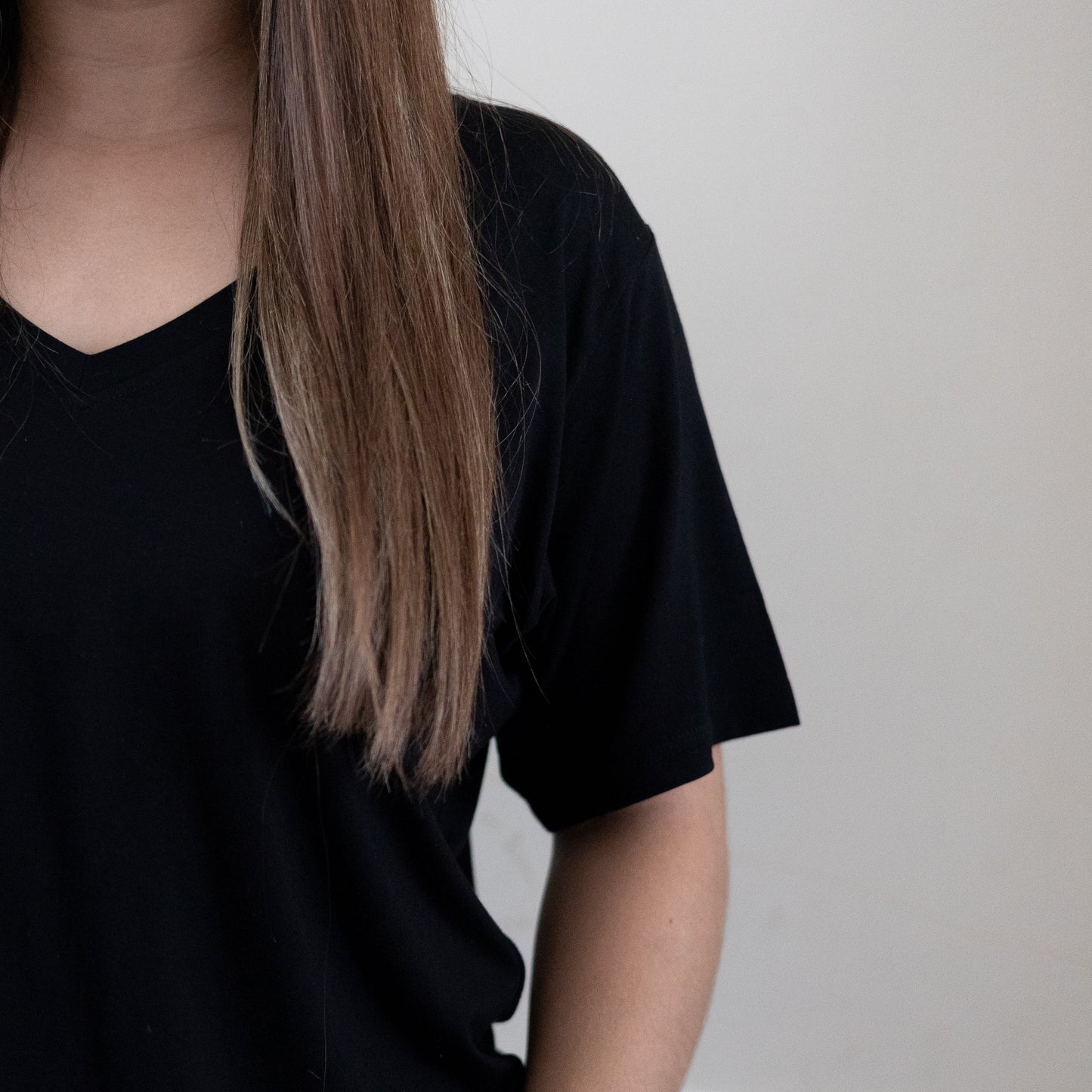 OLD SIZING- ALL Solid Black Adult TOPS ONLY