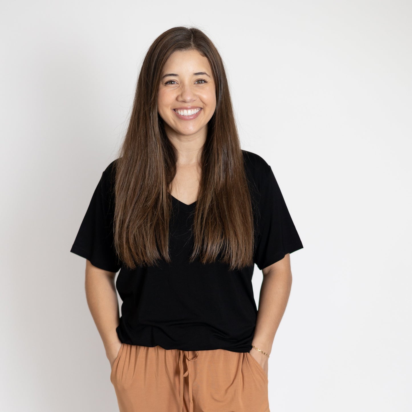 OLD SIZING- ALL Solid Black Adult TOPS ONLY