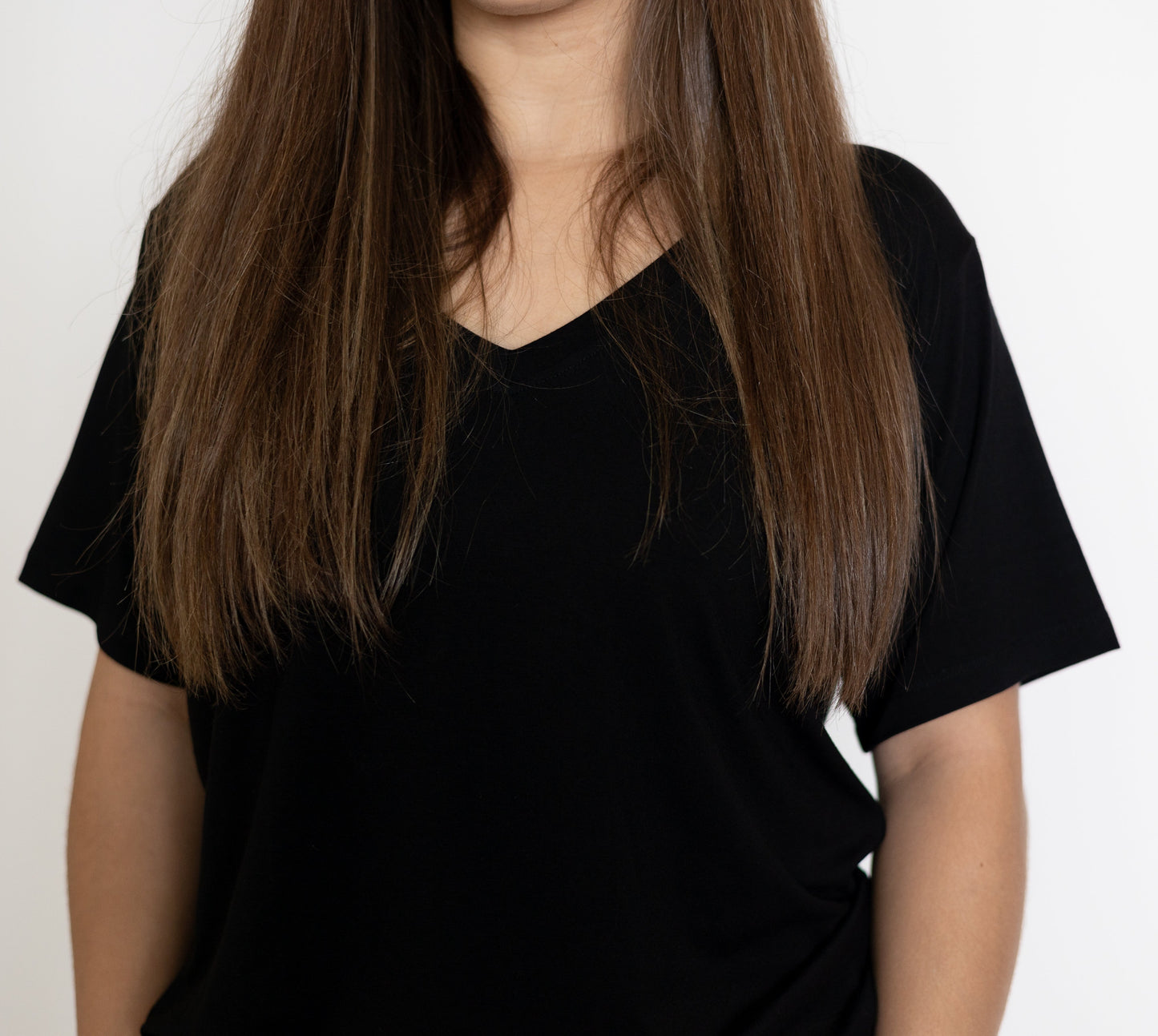 OLD SIZING- ALL Solid Black Adult TOPS ONLY