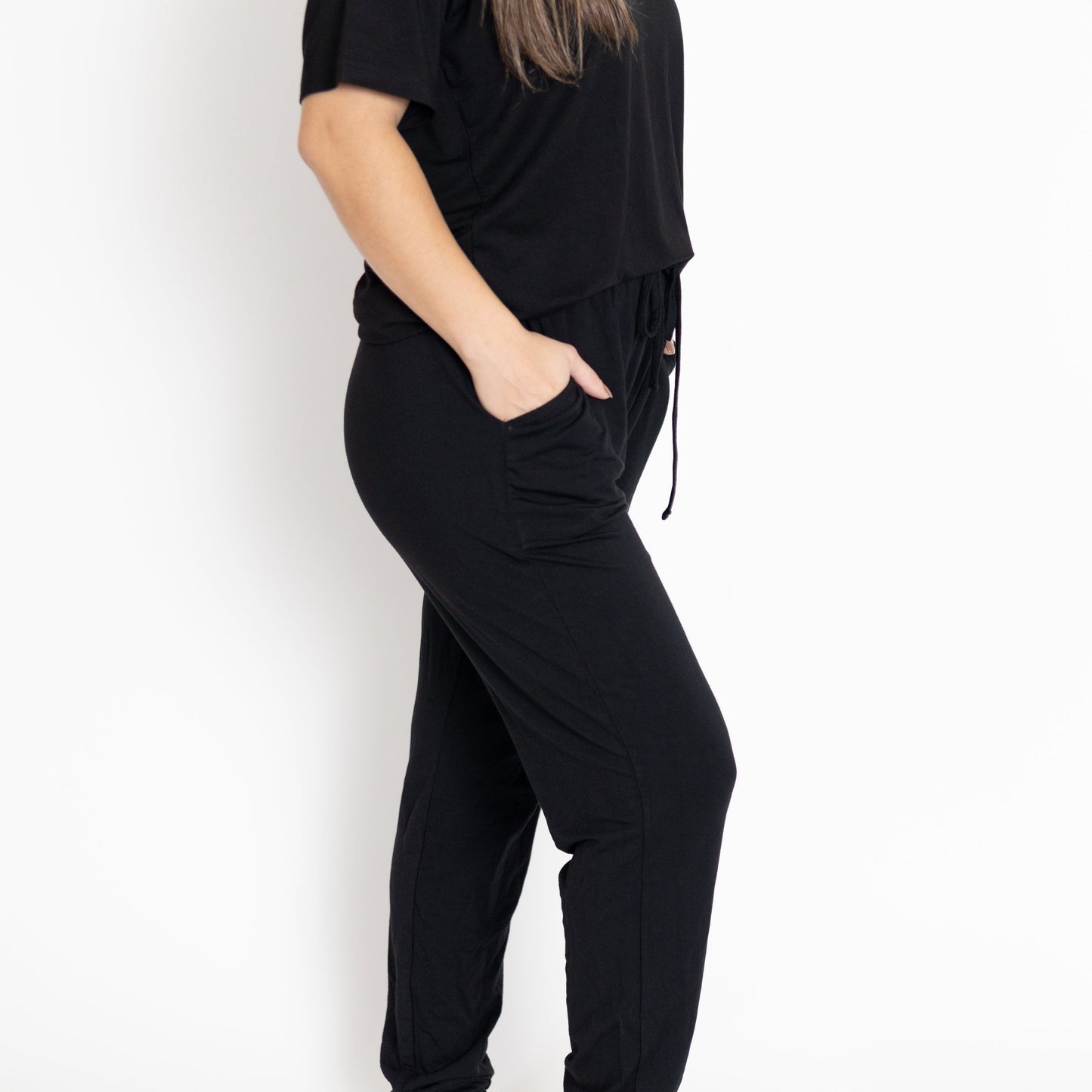 Womens Solid Joggers
