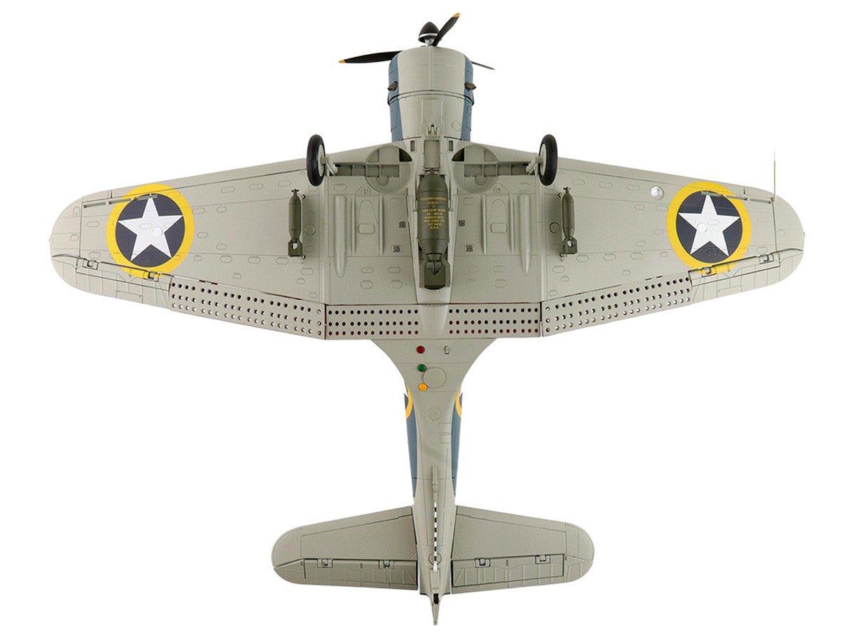 Douglas SBD-3 Dauntless Aircraft "06624 41-S-13 Operation Torch VS-41 USS Ranger" (1942) United States Navy "Premium Collection" 1/32 Diecast Model by Hobby Master