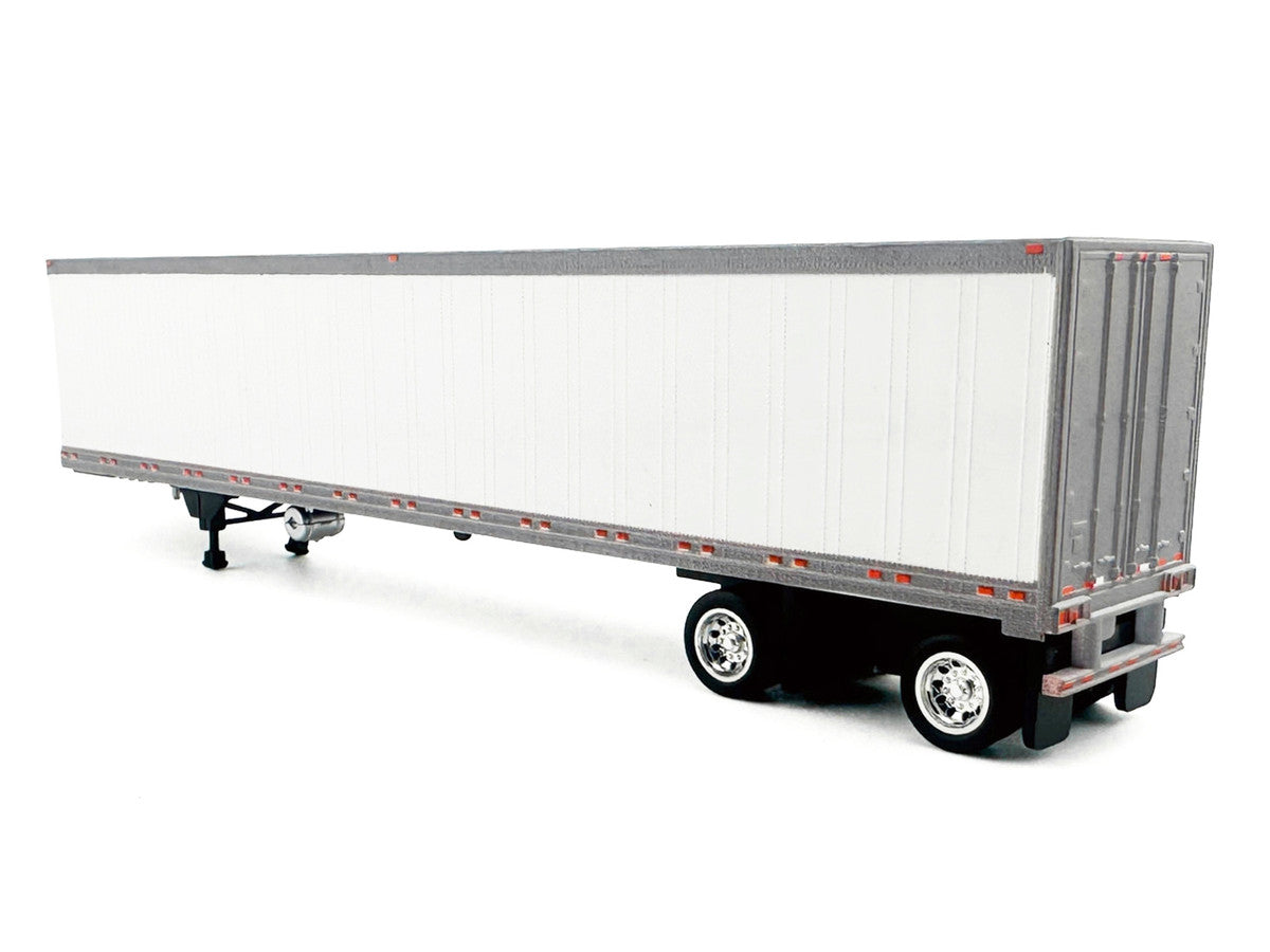 53' Spread Axle Refrigerated Trailer White 1/87 (HO) Plastic Model Car by HO Logistics