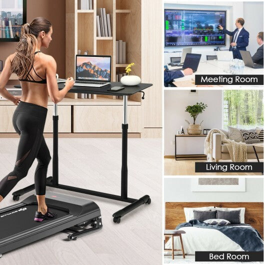 Height Adjustable Computer Desk Sit to Stand Rolling Table