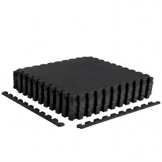 12 Pack Non-Slip Protective Interlocking EVA Foam Floor Tiles-Multicolor
