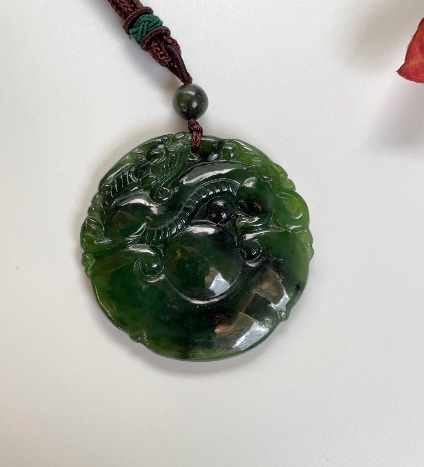 Double Sided Dragon Pendant, 50mm