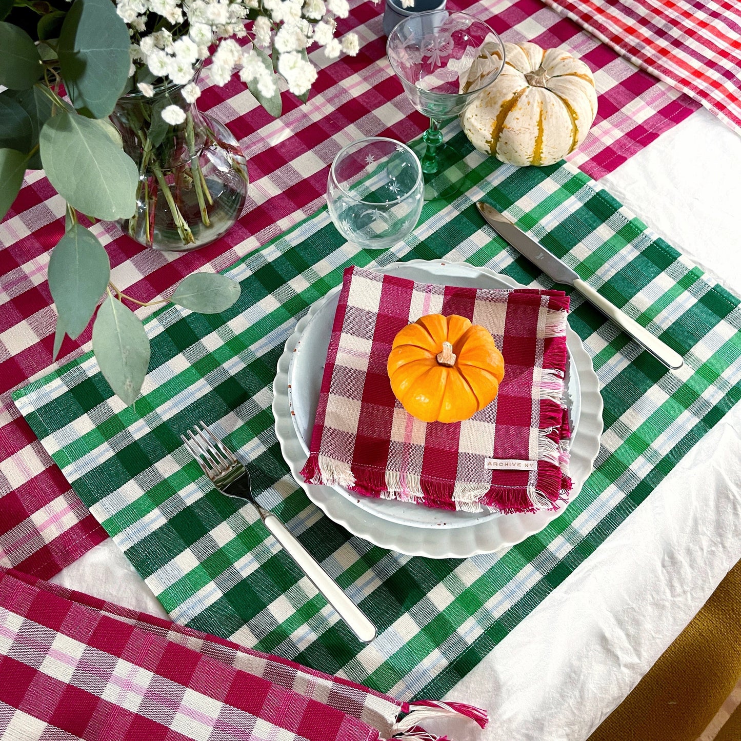 Josefina Plaid Placemat