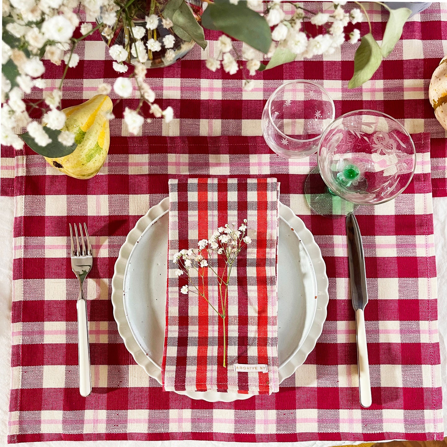Abigail Plaid Runner