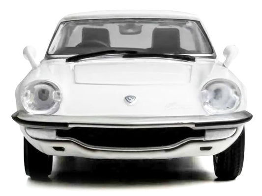1968 Mazda 110 S Cosmo Sport RHD (Right Hand Drive) White 1/64 Diecast Model Car by Model Model