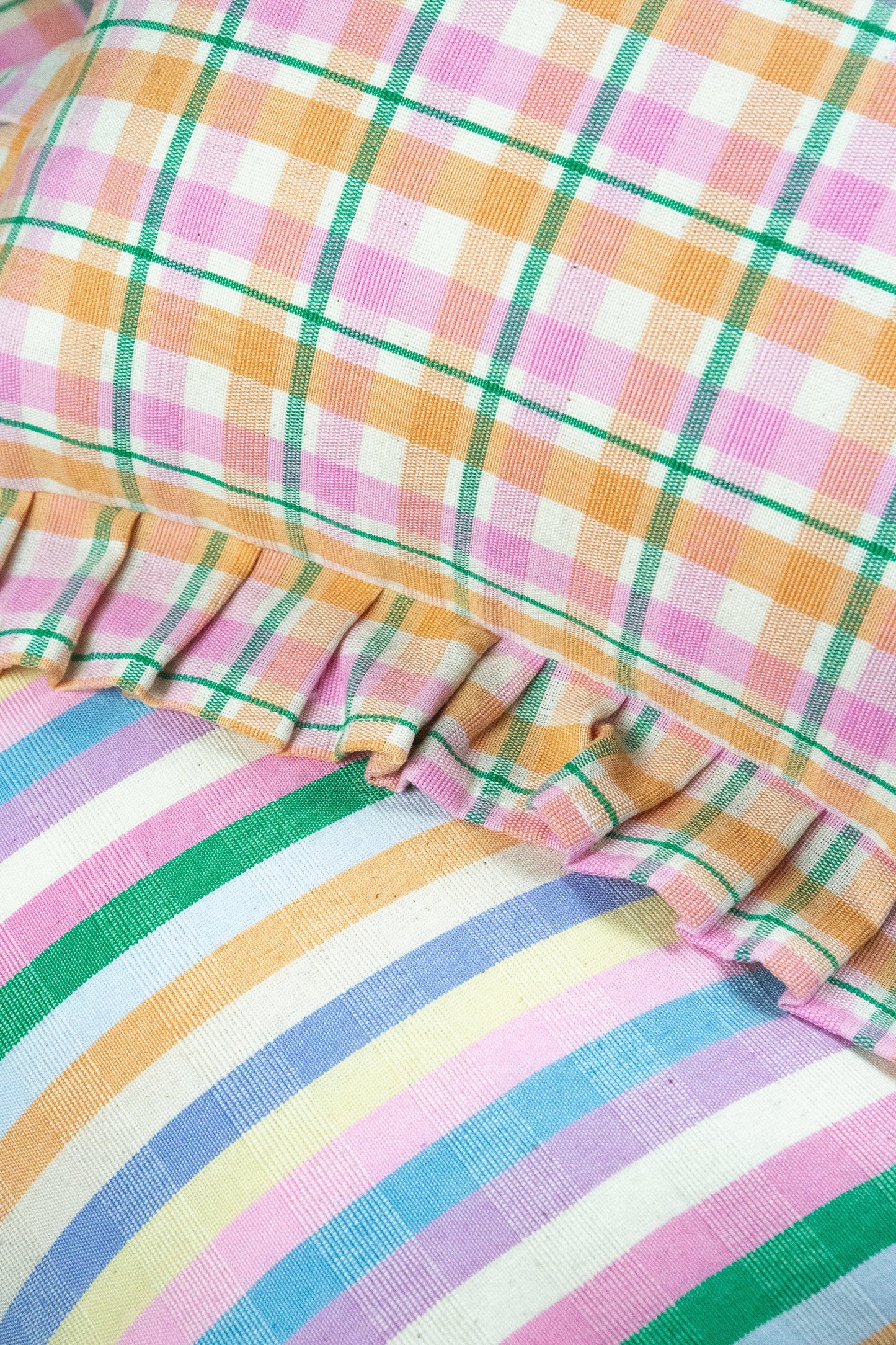 Maxine Rainbow Rectangle Pillow