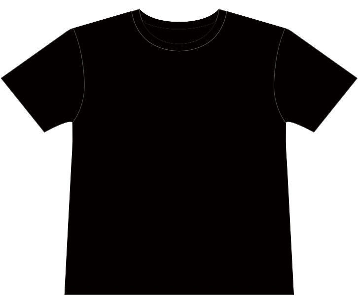 OLD SIZING- ALL Solid Black Adult TOPS ONLY