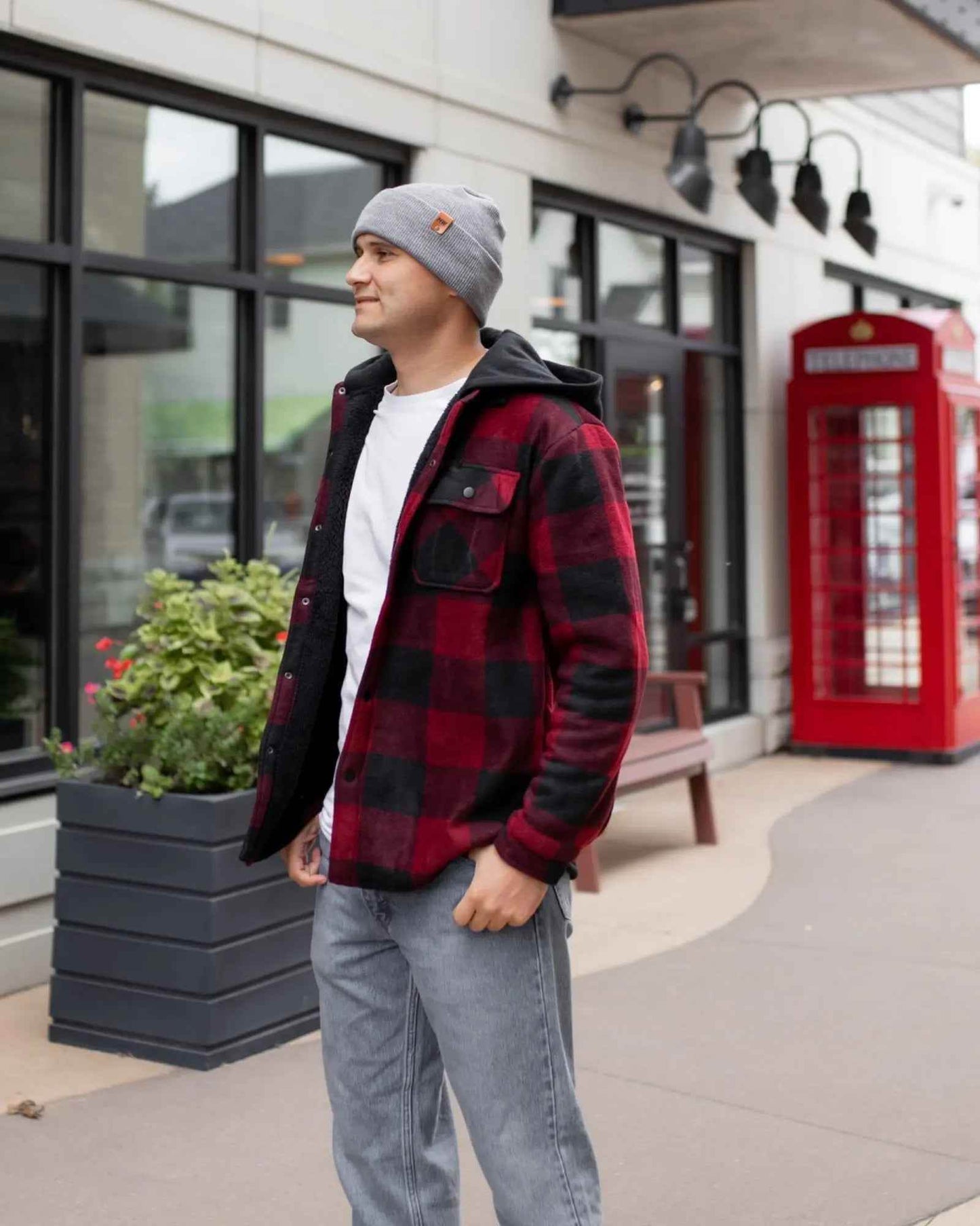 NEW HAAKWEAR H-Stitch Cuffed Beanie - Designed and Made in USA (Patent Pending Design) - Koala Gray