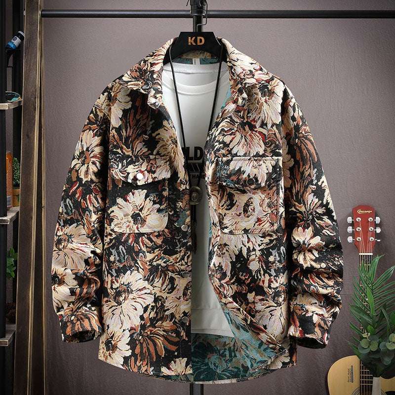 Personality Casual Lapel Shirt Coat