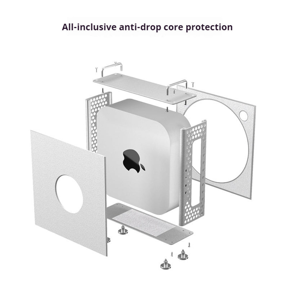 Aluminum Alloy Computer Stand Case For Mac Mini M4