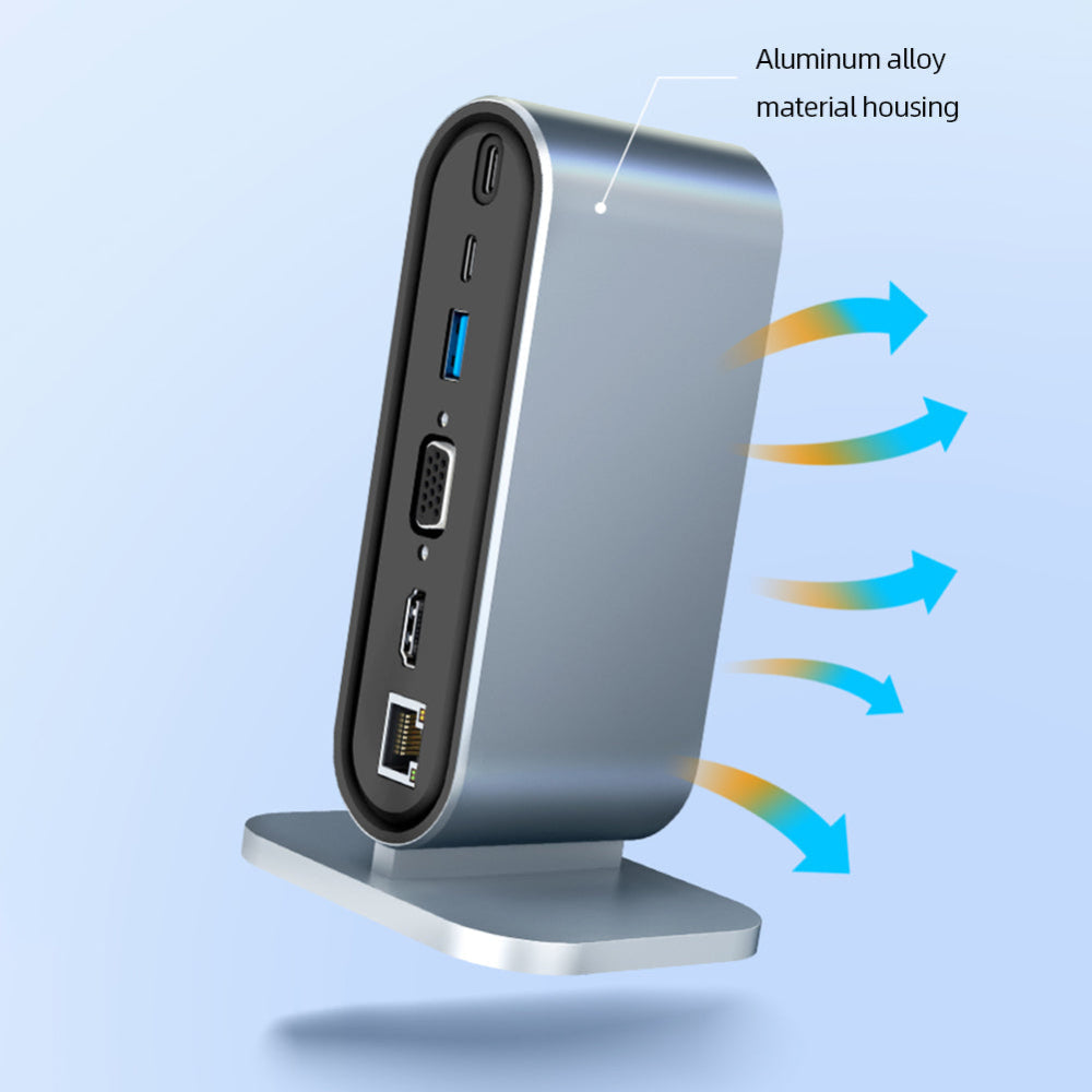 12 in 1 Type C Docking Station Hub