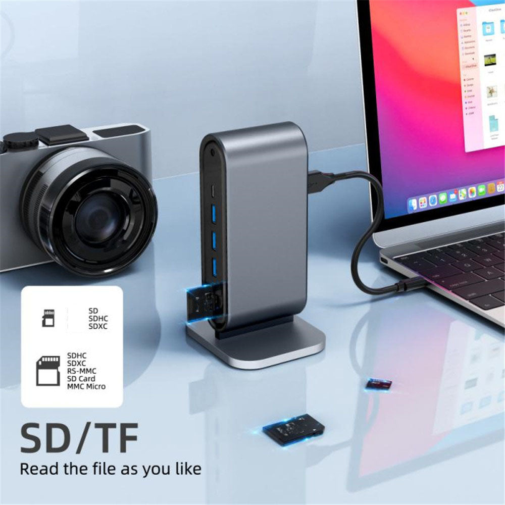 12 in 1 Type C Docking Station Hub