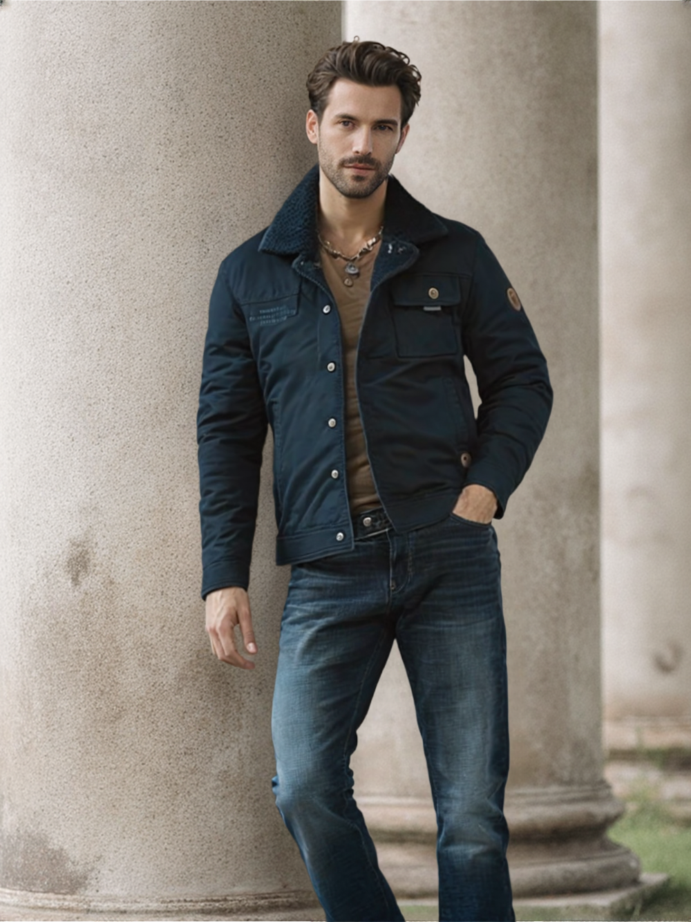 Mens Winter Army Short Jacket