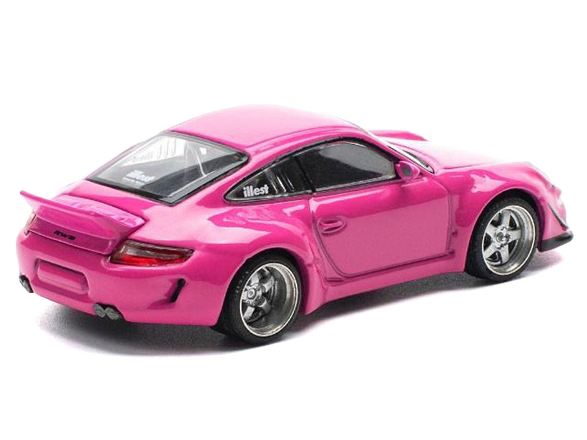 RWB 997 Pink 1/64 Diecast Model Car by Pop Race