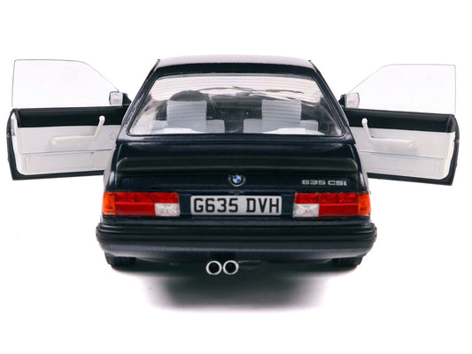 1984 BMW 635 CSI (E24) Macau Blue Metallic 1/18 Diecast Model Car by Solido