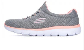 Skechers 2026 Slip On Breathable Mesh Memory Foam Walking Sneakers Lightweight Daily Casual Trainers Multiple Colors 12980-NVHP