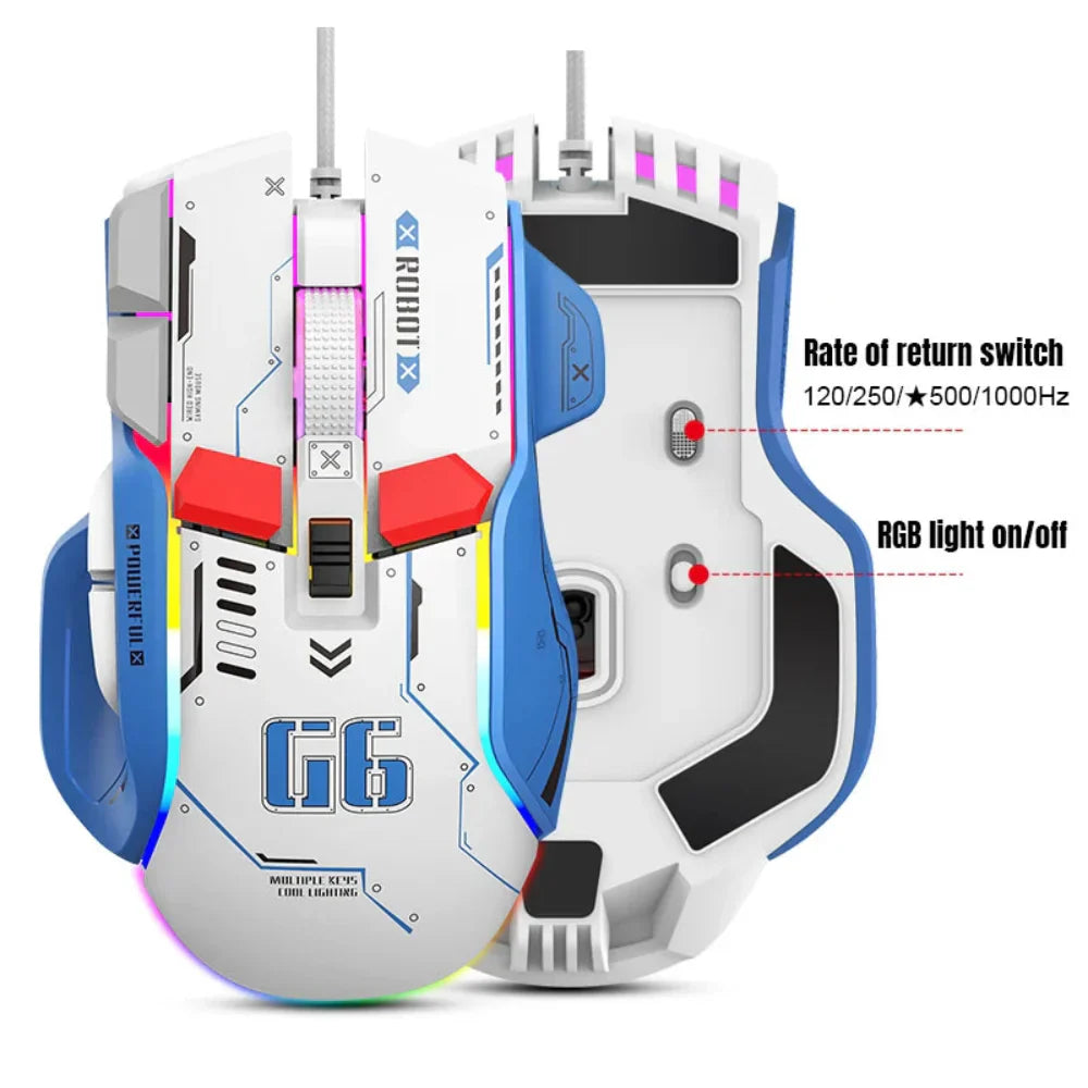 12800 DPI RGB USB Gaming Mouse