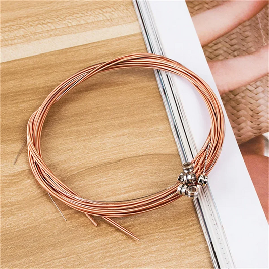 Miwayer Acoustic Guitar Strings - High Carbon Steel Core, Rust-Resistant & Long-Lasting, Bright & Balanced Tone