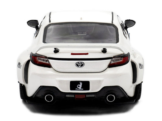 2022 Toyota Pandem GR86 White Metallic 1/43 Diecast Model Car by Solido