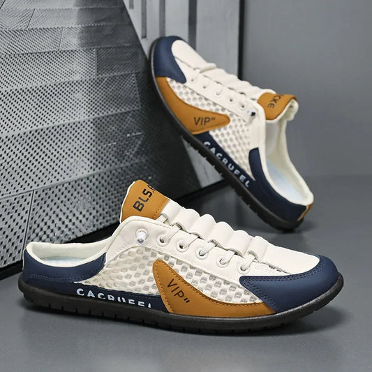 Men's Fashion Soft-soled Half Slippers Summer Men Trendy Bottom Casual Shoes Soft Sole Sneakers Zapatos De Hombre Plus Size 48