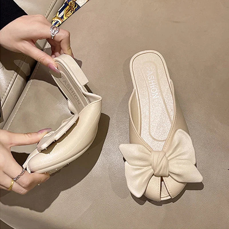 Women's Sandals Sweet Summer Sandals Shoes Women New Flat Sandals Beach Slippers For Summer Footwear Chaussures Femme