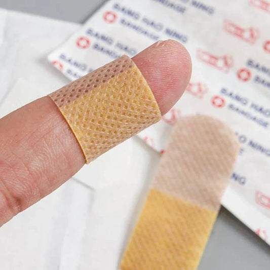 50/100Pcs Waterproof Breathable Cushion Adhesive Plaster Wound Hemostasis Sticker Band First Aid Medical Gauze