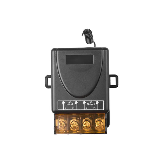 433Mhz Wireless Remote Control Switch AC 110V 220V 10A Relay 1CH Receiver Controller and 2botton RF 433 Mhz Transmitter