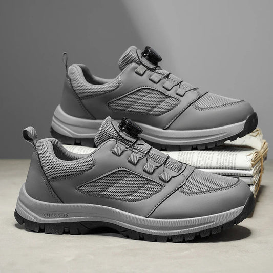 Men'S Spring And Autumn Sports Shoes Rotating Buckle Comfortable And Non Slip Hiking Sports Shoes Plus Size Men'S Shoes 39-48