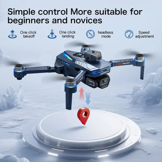 Lenovo GT8 Drone 8K Professional Dual Camera GPS FPV Brushless Motor Optical Flow Hovering Folding Quadcopter 4K RC Dron Toys