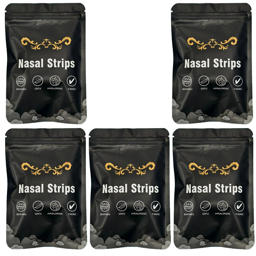 30/90/150pieces, Anti Snoring Nose Patch Set Extra Strength Nasal Strips Better Breathing Non-Invasive Easier Breath Sleep Aid