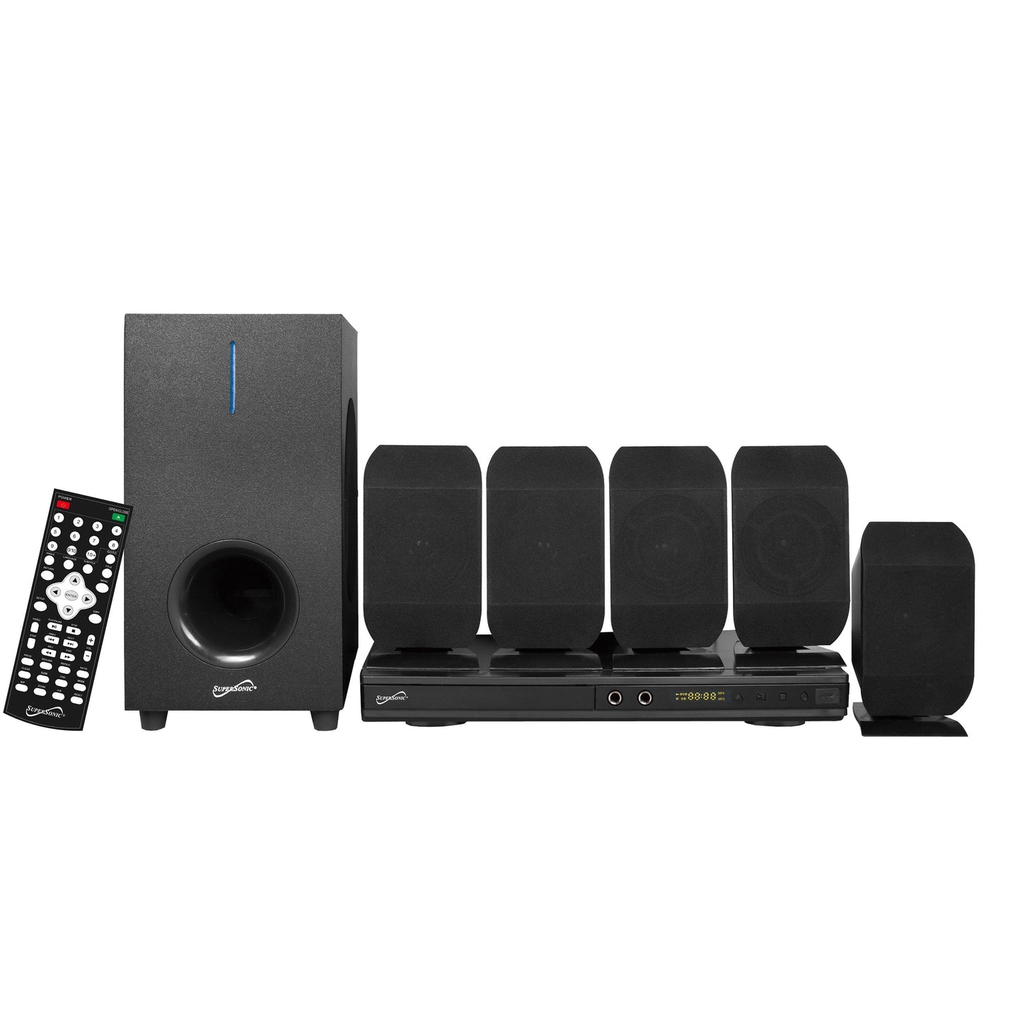 Supersonic 5.1 Channel DVD Home Theater System with Karaoke Function