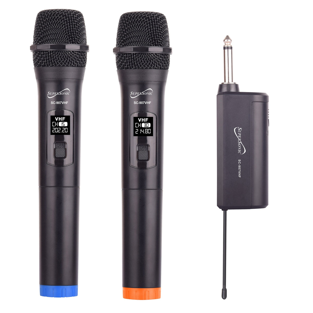SuperSonic VHF Dual Fix Channel Wireless with Microphones