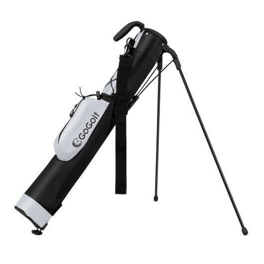Golf Stand Bag Lightweight Golf Bag for The Driving Range-White