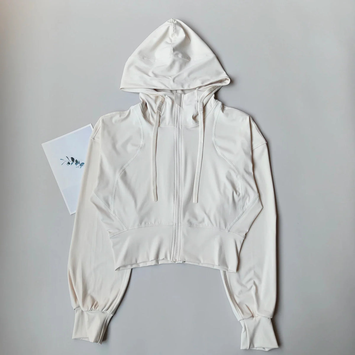 Women's Hooded Running Jacket Cycling Coat Yoga Jogging Shirt Tights Outdoor Sports Gym Clothing Running Wear Sportswear