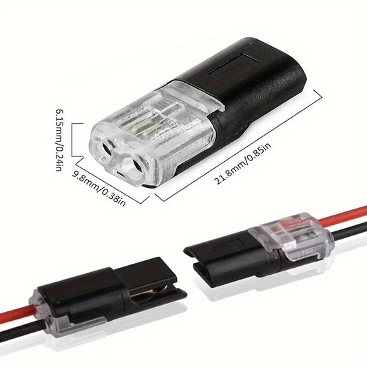 2 Pin Way Plug Car Wire Cable Auto Electrical Connector Strip Terminal Connection Tools New Waterproof Electrical Connector