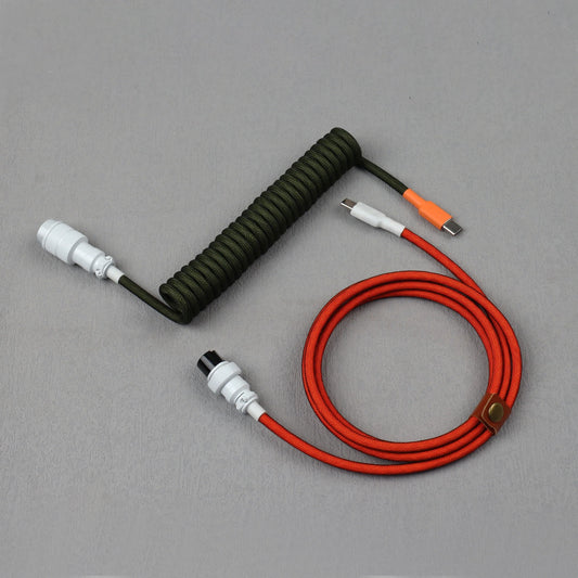 LANO C TO C End Mechanical Keyboard Coilde Cable Aviator Connector Type C Cable Interface Gifts For Game Experiencers Ideas