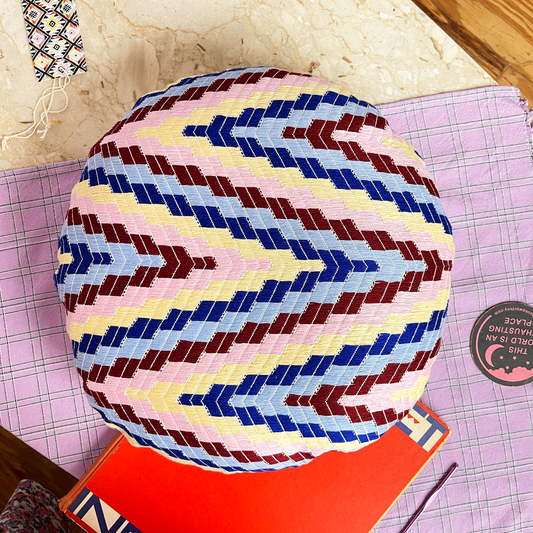 Almolonga Pillow - Multi - 16" Circle