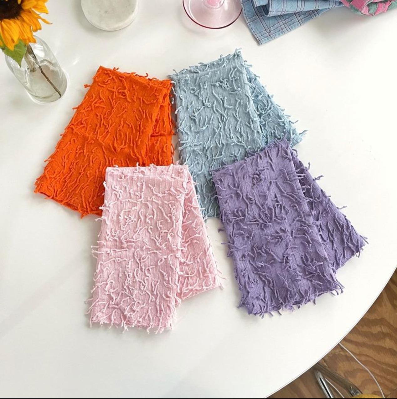 Tortilla Towel in Orange