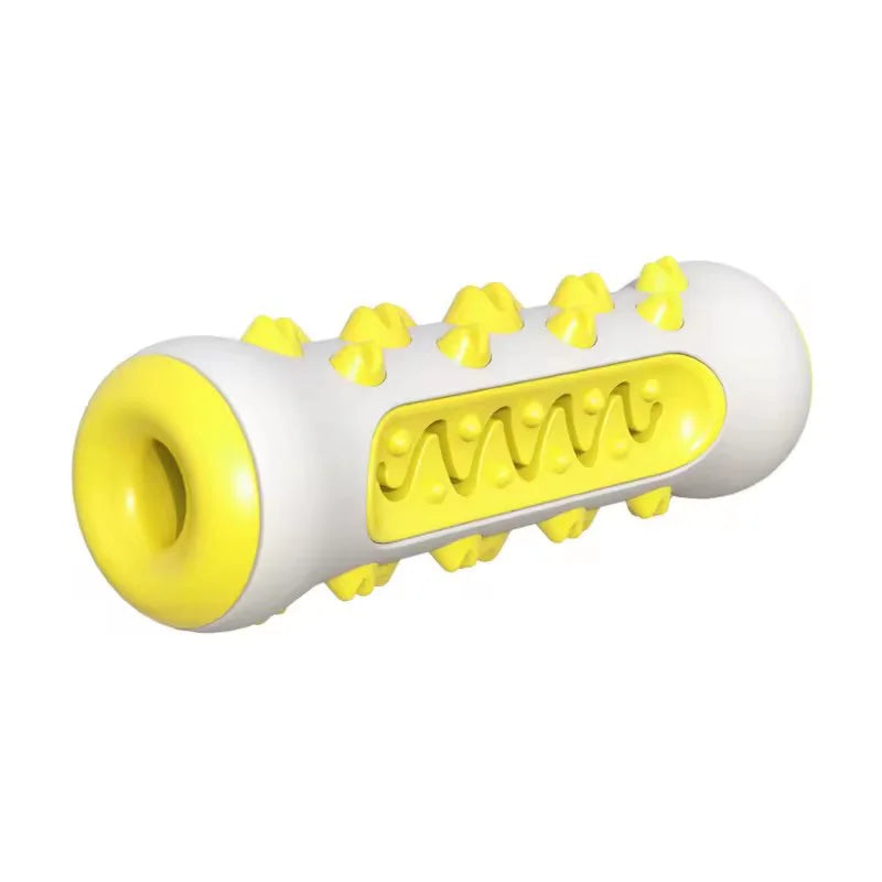 Dog Chew Bone Toy Molar Stick Teeth Cleaning Leak Food Design Self Play Interactive Pet Toy For All Breeds Dogs Relieve Boredom