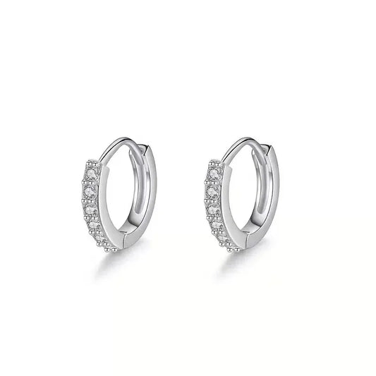 2026 Autumn Winter Fast Ship Newest Luxury Romantic Women Jewelry Plated Rhinestone Crystal Hoop Earrings For Women Wholesale