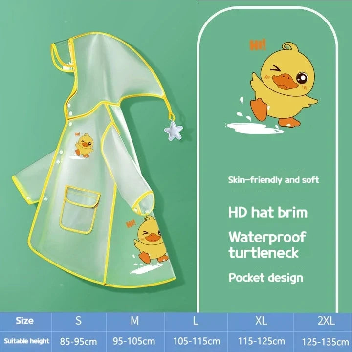 Special Raincoats for School Students Boys And Girls Waterproof Outdoor Rain Jackets Protective Coats