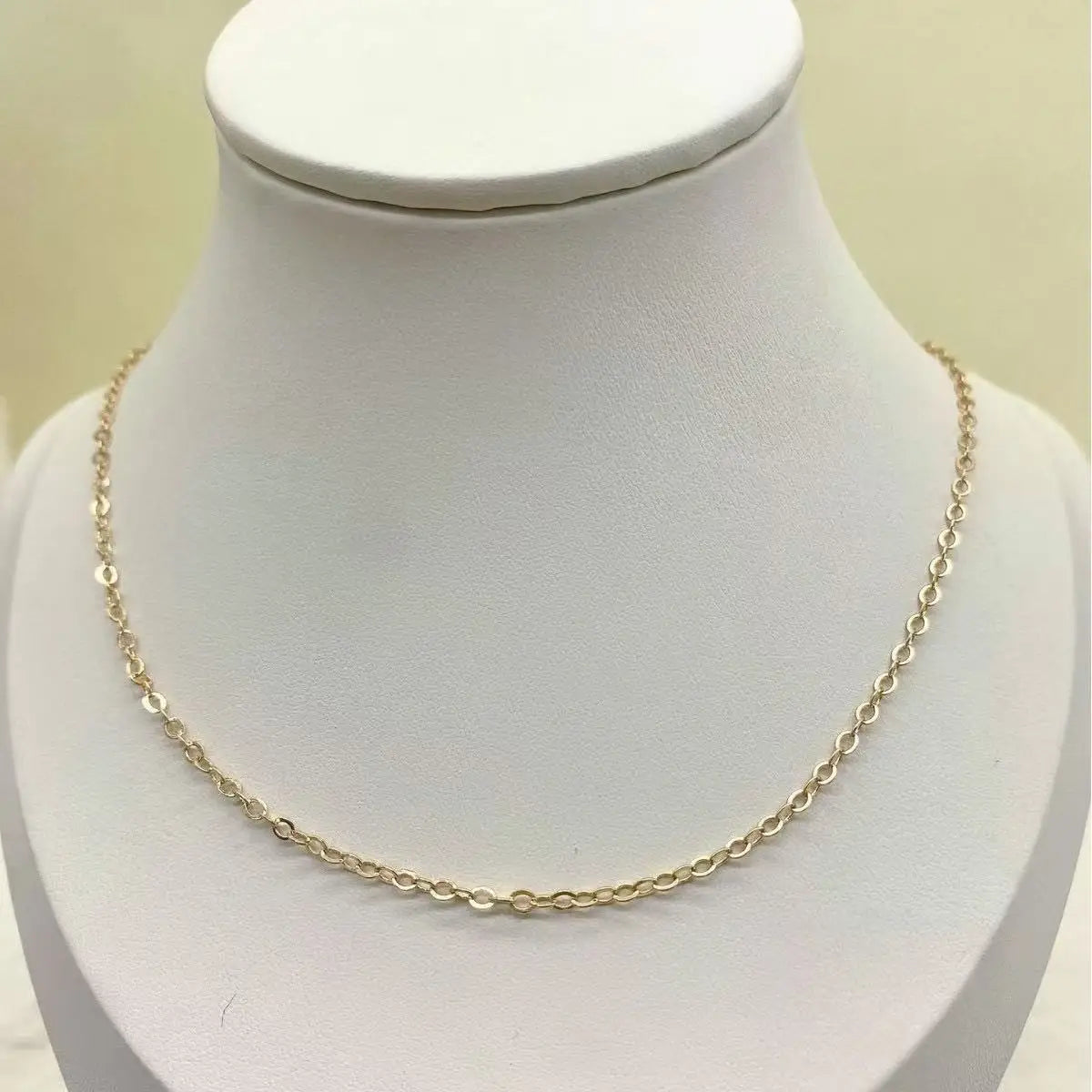 1PCS45+5cm fashionable and simple loose O-shaped collarbone chain necklace, suitable for single or stacked wearing, can be DIY