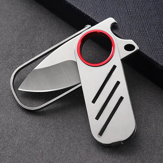 Mini Portable Stainless Steel Outdoor EDC Tool Key Chain Pendant Is the Perfect Tool for Opening Packages and Daily Use